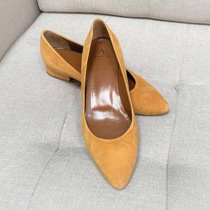 Yellow Suede Aquatalia Shoes - sz 9